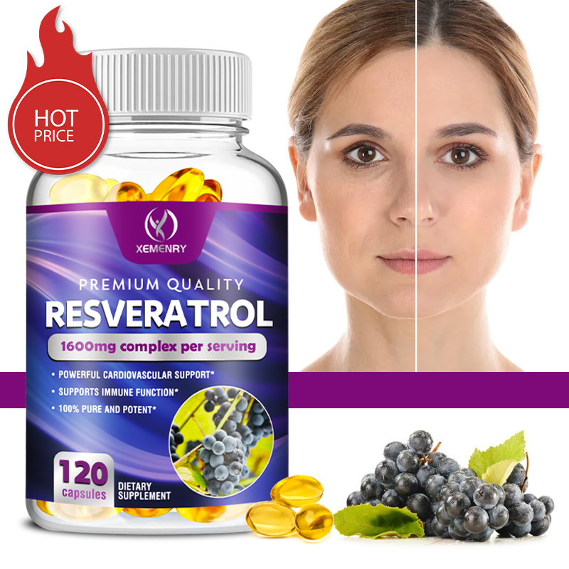 Resveratrol Capsule Anti Aging - Kapsułki z resveratrolu - wspomaga zdrowie