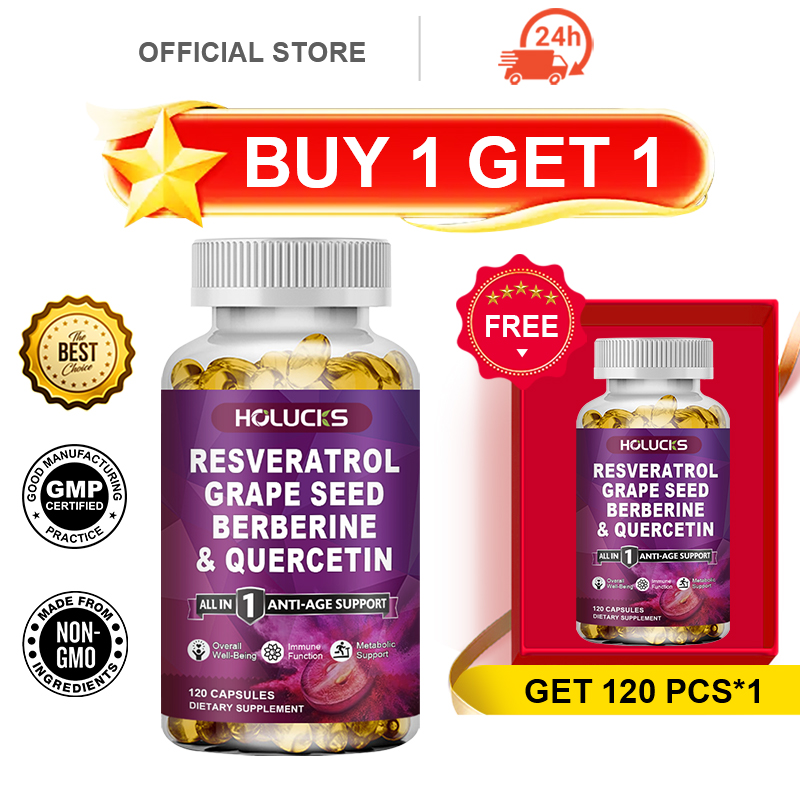 Resveratrol Capsule Anti Aging - Kup 1, drugi gratis! Kapsułki z