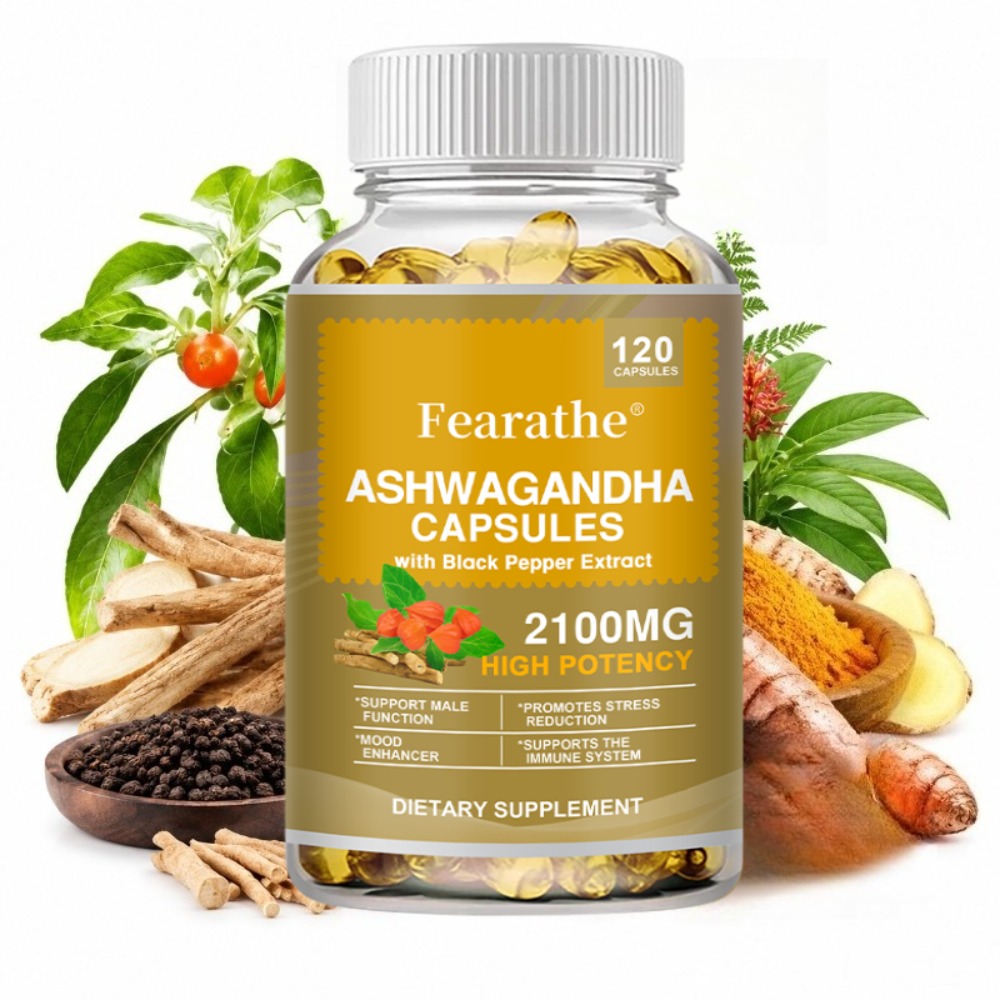 Ashwagandha Extract Root - Kapsułki Ashwagandha 2100mg, z ekstraktem z