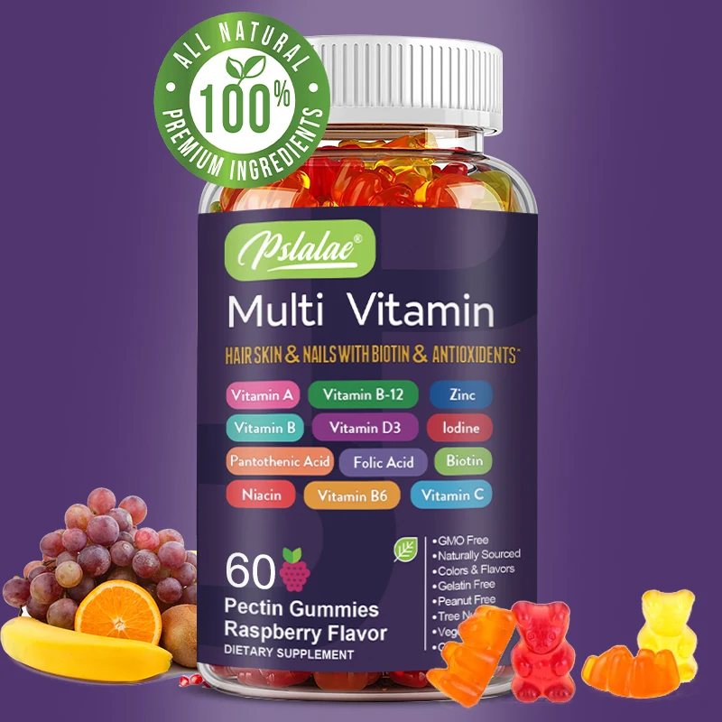Multivitamin Gummy Adult - Multiwitaminowe żelki - zwiększa poziom energii,
