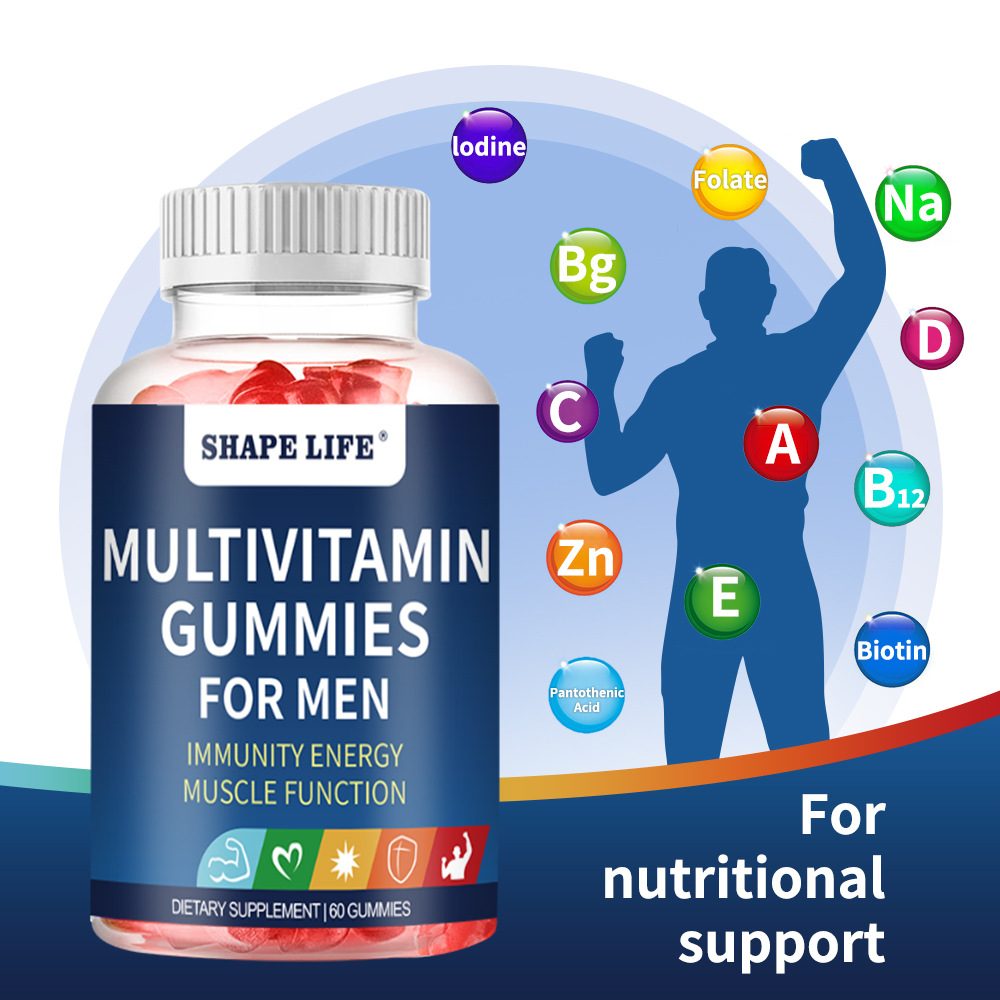 Multivitamin Gummy Adult - Wielowitaminy w żelkach dla mężczyzn uzupełniają