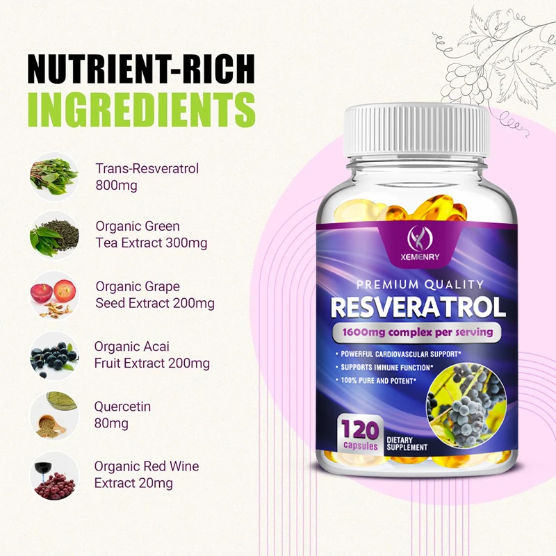 Kapsułki z resveratrolu - wspo – Resveratrol Capsule Anti Aging recenzja i cena