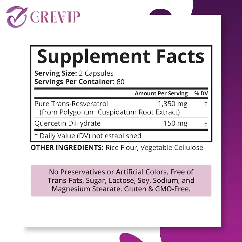 Trans-Resweratrol 1500mg - Sil – Resveratrol Capsule Anti Aging recenzja i cena