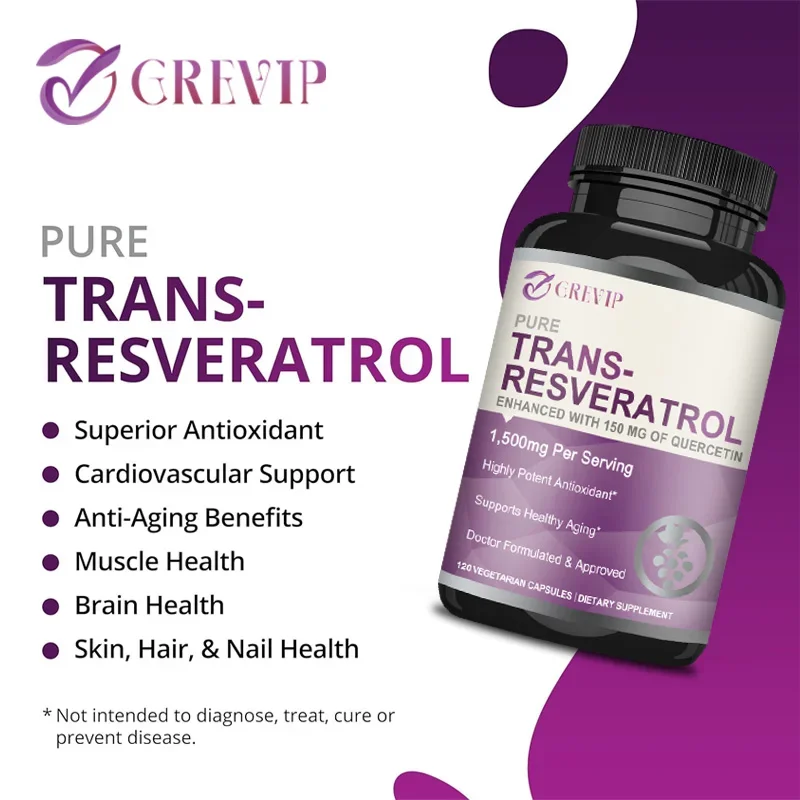 Trans-Resweratrol 1500mg - Sil – Resveratrol Capsule Anti Aging recenzja i cena