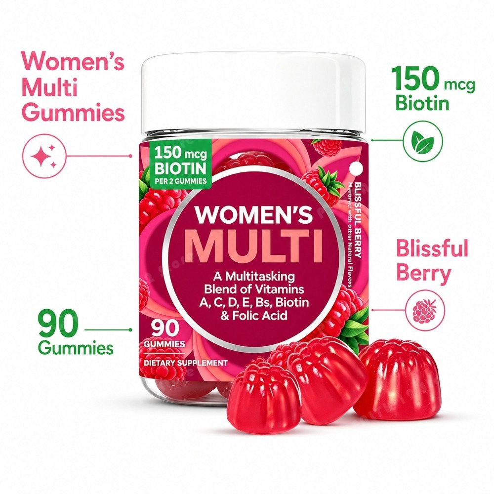 Witaminy dla kobiet w formie g – Multivitamin Gummy Adult recenzja i cena