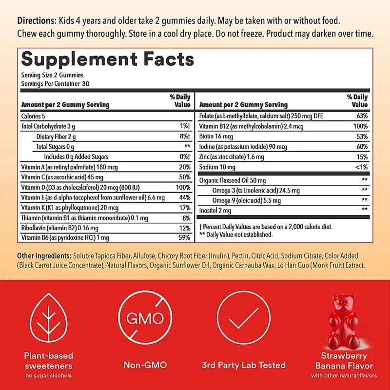 Multiwitaminy dla dzieci w żel – Multivitamin Gummy Adult recenzja i cena