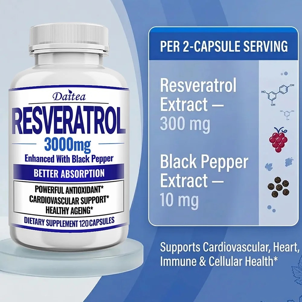 Kapsułki z resveratrolu - supl – Resveratrol Capsule Anti Aging recenzja i cena