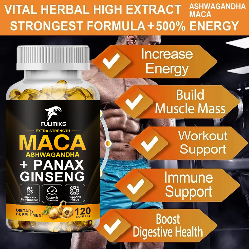 Potrójna mieszanka Maca z żeń- – Ashwagandha Extract Root recenzja i cena