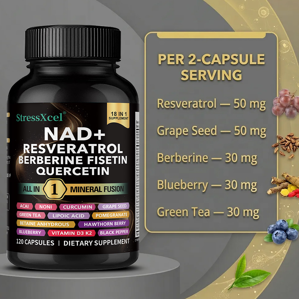 Suplement NAD+ z resveratrolu, – Resveratrol Capsule Anti Aging recenzja i cena