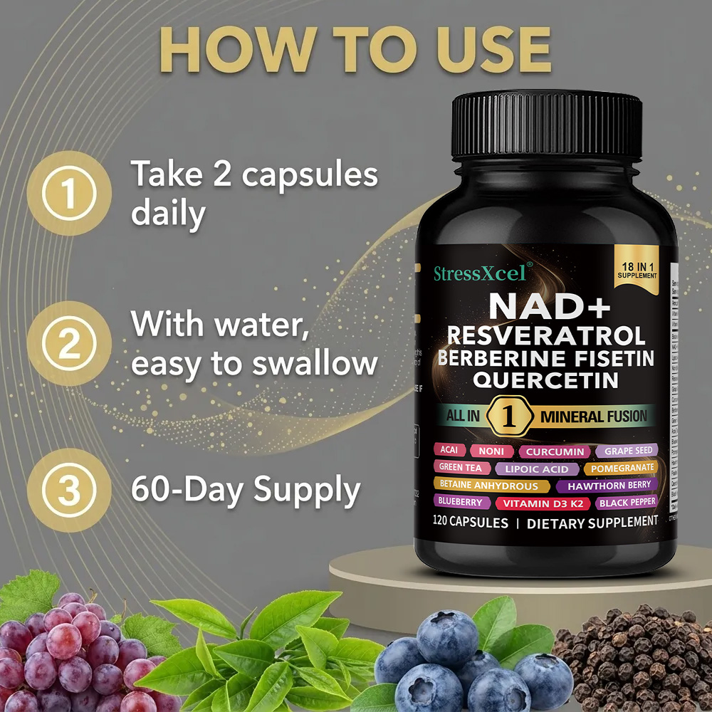 Suplement NAD+ z resveratrolu, – Resveratrol Capsule Anti Aging recenzja i cena