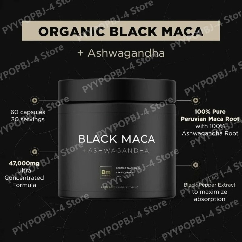 Ekstrakt z czarnej macy z ashw – Ashwagandha Extract Root recenzja i cena