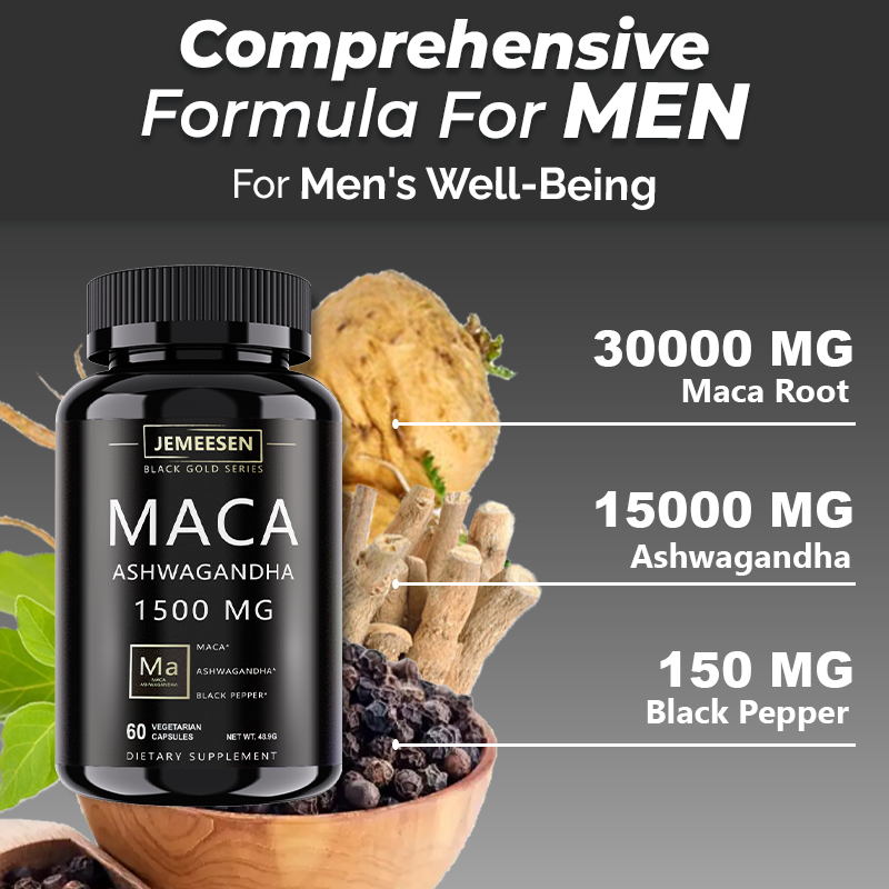JEMEESEN - Kapsułki z korzenia – Ashwagandha Extract Root recenzja i cena