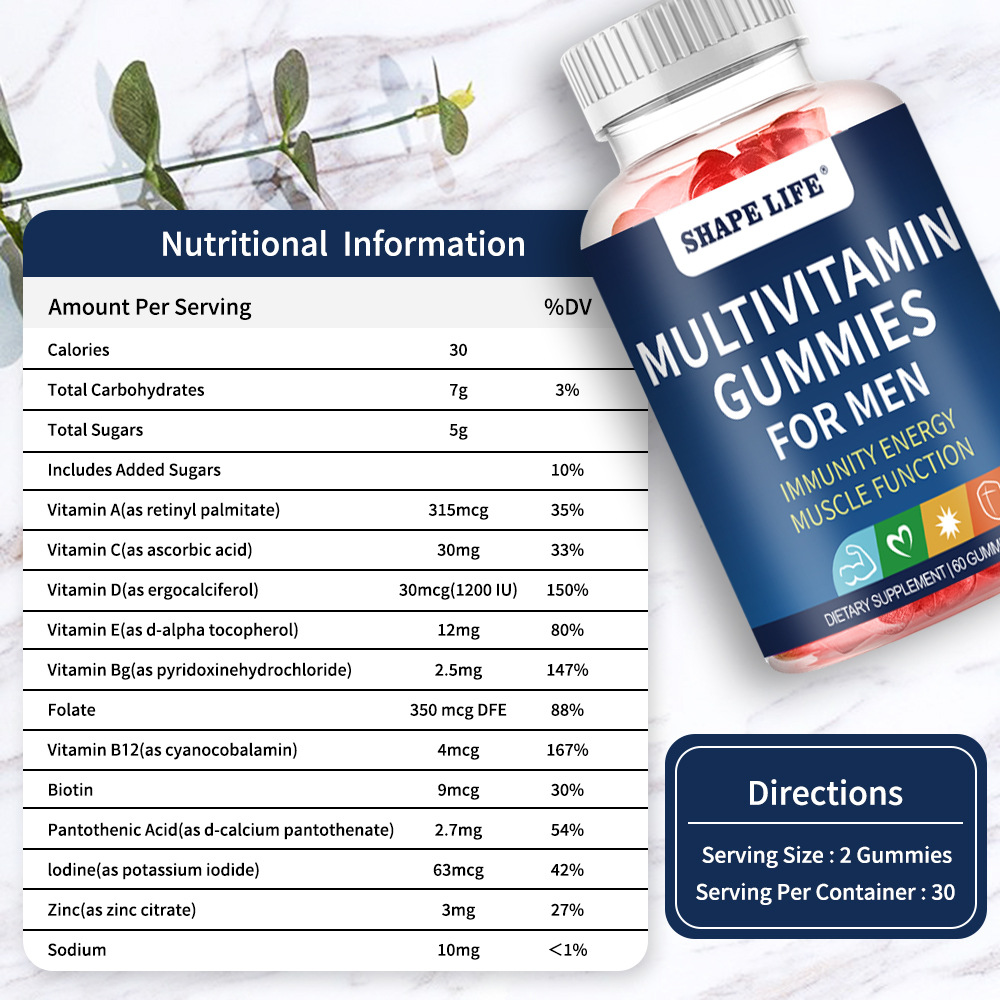 Wielowitaminy w żelkach dla mę – Multivitamin Gummy Adult recenzja i cena