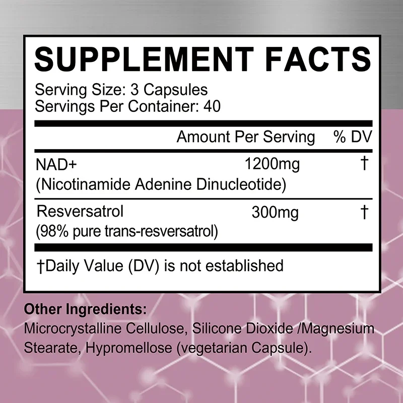 Suplementy NAD+ Resveratrol -  – Resveratrol Capsule Anti Aging recenzja i cena