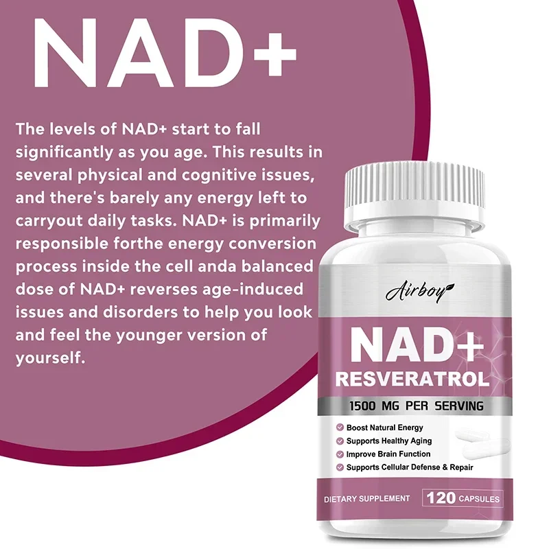 Suplementy NAD+ Resveratrol -  – Resveratrol Capsule Anti Aging recenzja i cena